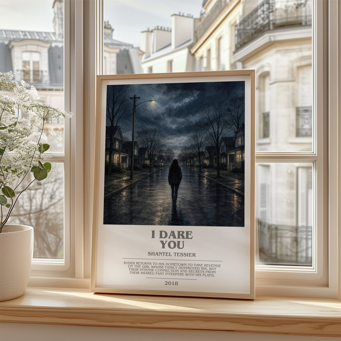 I Dare You bookish poster colour and style options – Shantel Tessier book art