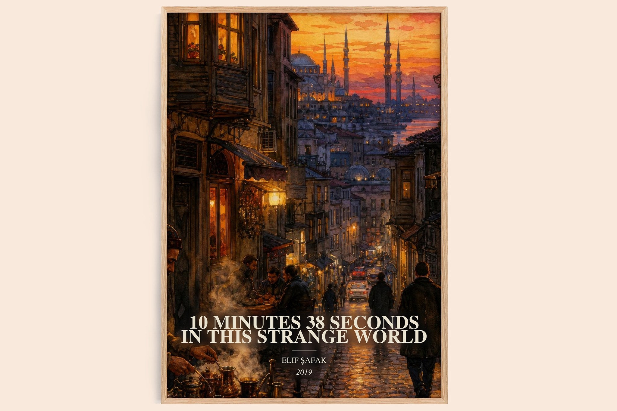 10 Minutes 38 Seconds in This Strange World Book Watercolour Illustration by Elif Şafak