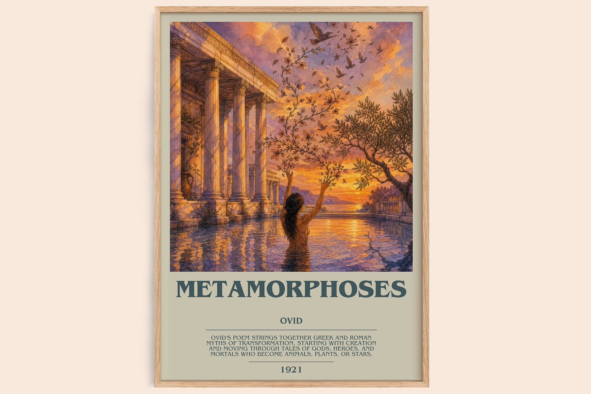 Metamorphoses Bookish Wall Art by Ovid