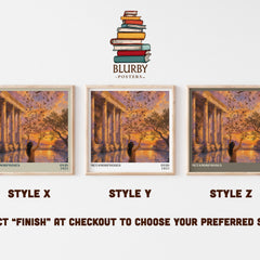 Metamorphoses literary print in frame leaning in hallway – classic literature wall art