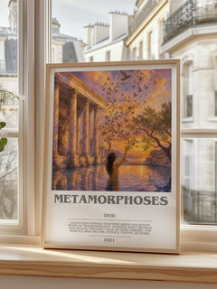 Metamorphoses bookish poster colour and style options – Ovid book art