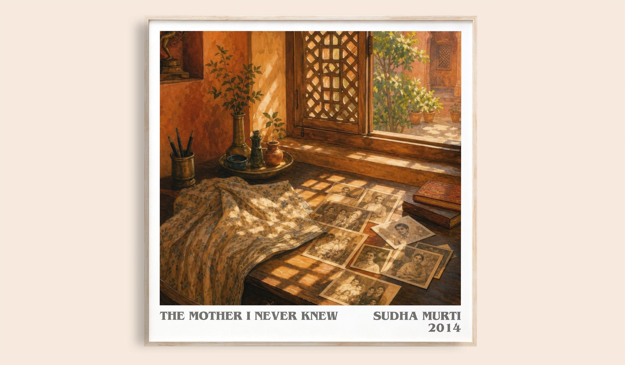 The Mother I Never Knew Literary Art Print by Sudha Murti
