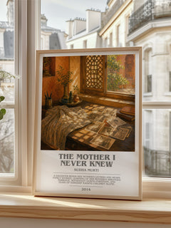 The Mother I Never Knew bookish poster colour and style options – Sudha Murti book art