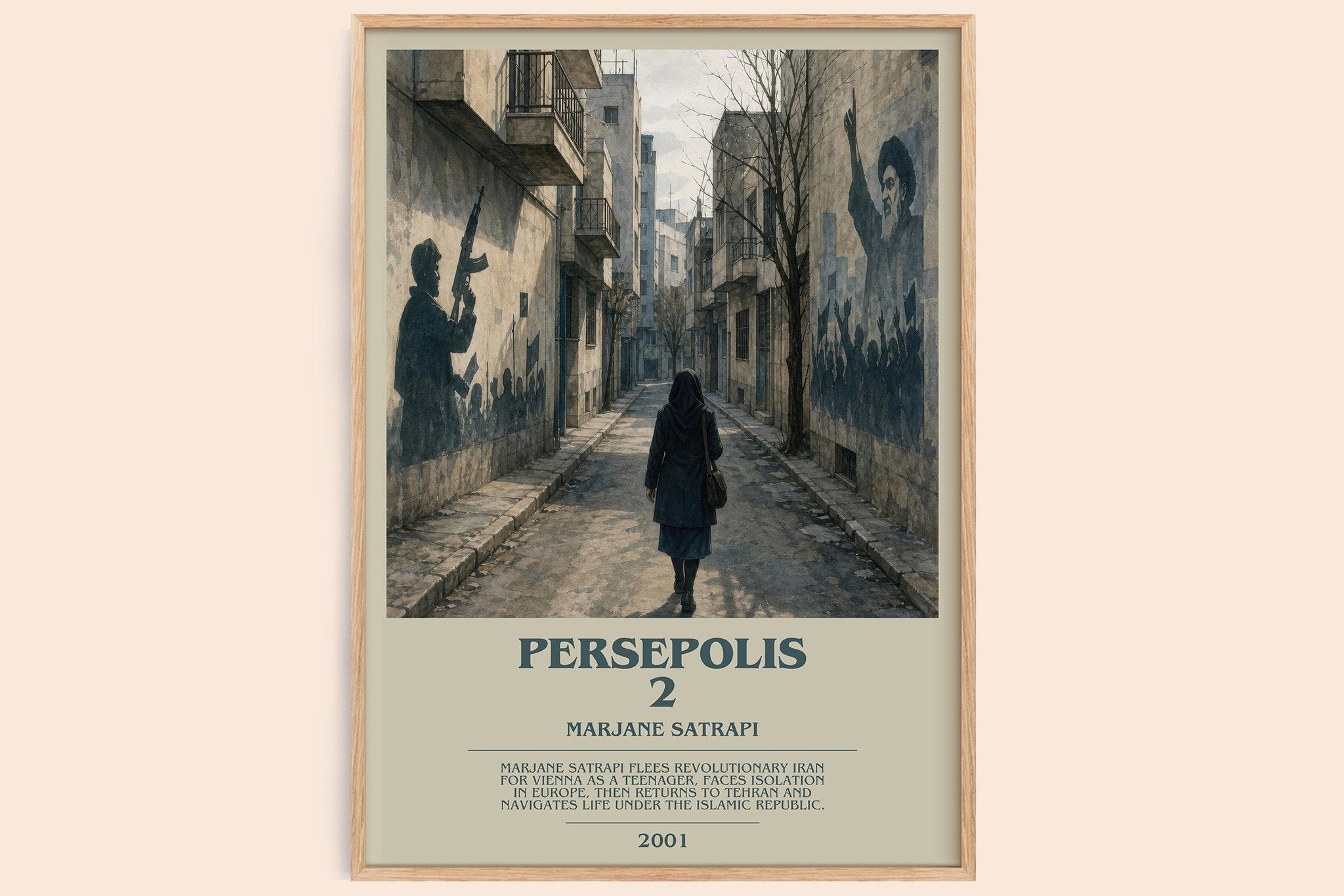 Persepolis 2 Bookish Wall Art by Marjane Satrapi