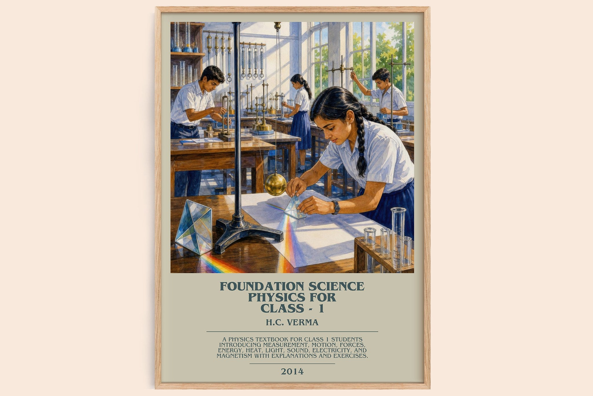 Foundation Science Physics for Class - 1 Bookish Wall Art by H. Verma