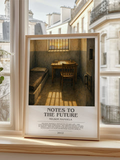 Notes to the future bookish poster colour and style options – Nelson Mandela book art