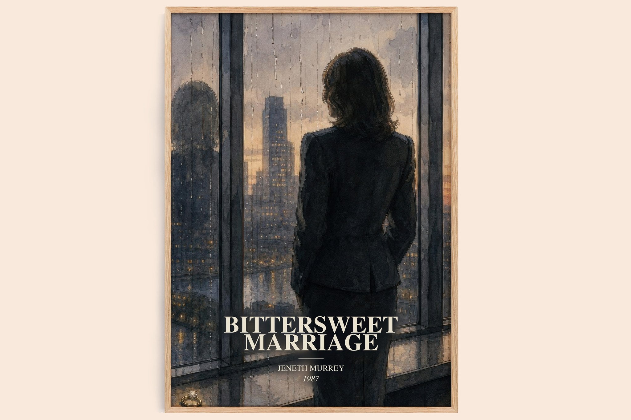 Bittersweet Marriage Book Watercolour Illustration by Jeneth Murrey
