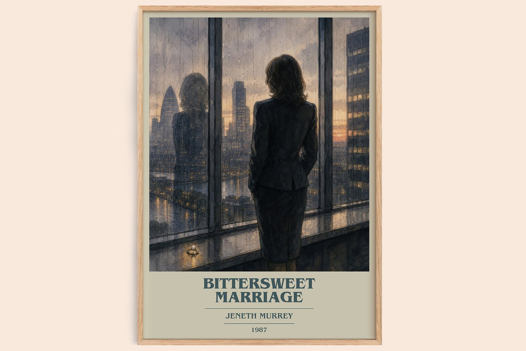 Bittersweet Marriage Book Cover Poster by Jeneth Murrey