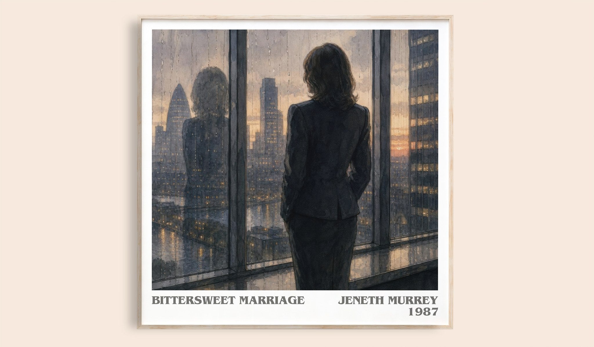 Bittersweet Marriage Literary Art Print by Jeneth Murrey