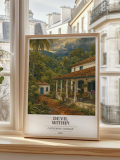 Devil Within book cover poster colour and style options – Catherine George book art