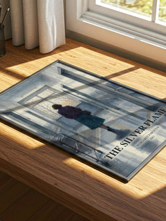 The silver flame watercolour book poster framed on wall – romance wall art