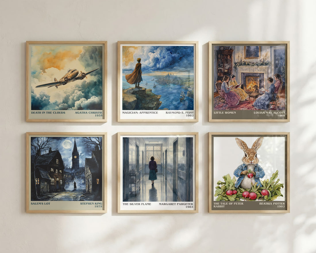 The silver flame literary art print colour and style options – Margaret Pargeter book art