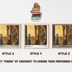 The Buddha and his Dhamma literary print in frame leaning in hallway – philosophy wall art
