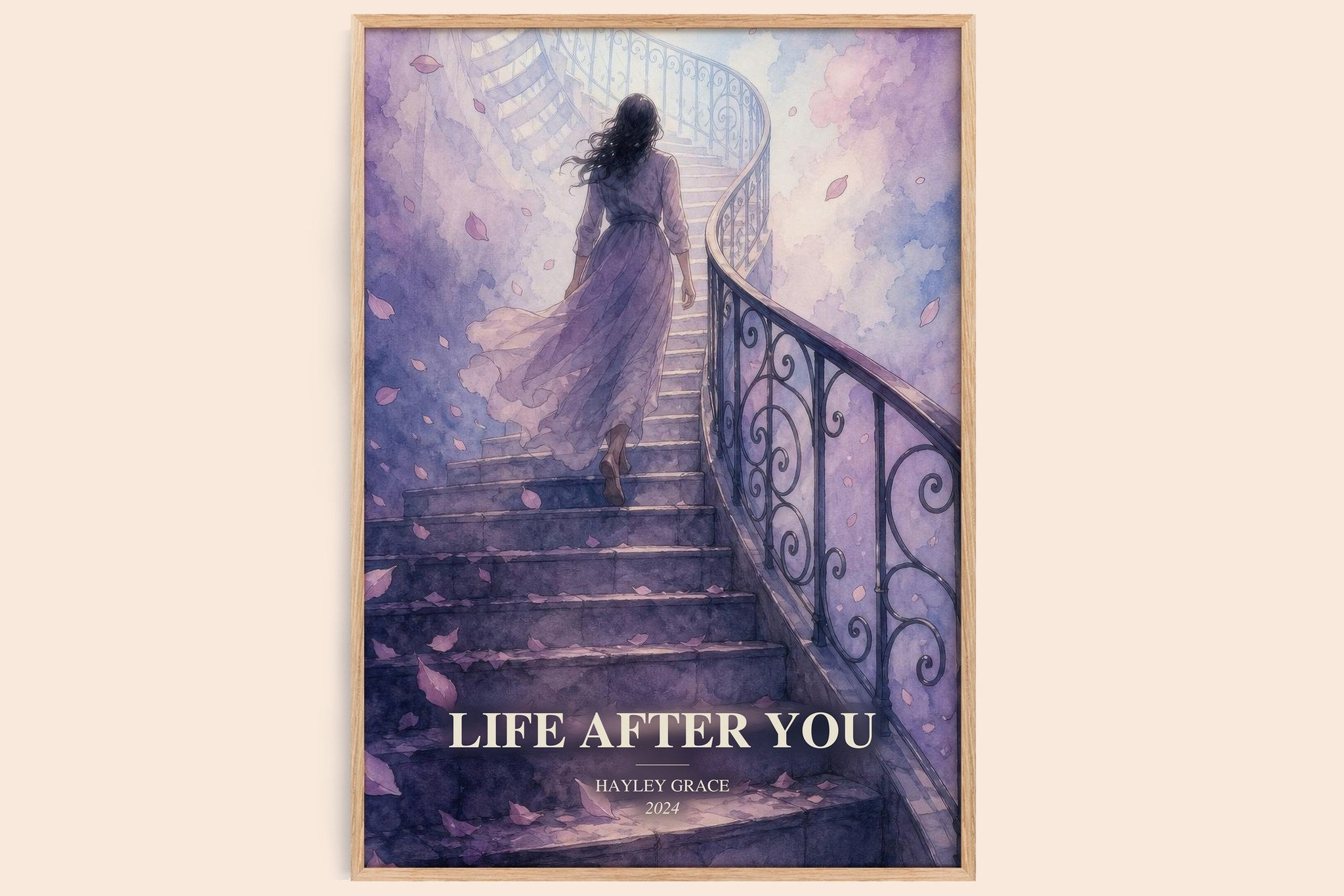 life after you Book Watercolour Illustration by Hayley Grace