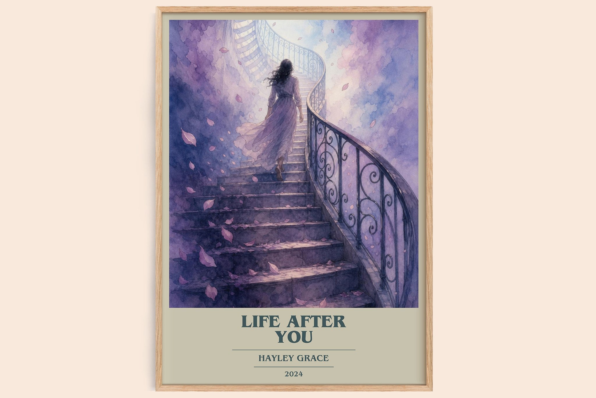 life after you Book Cover Poster by Hayley Grace