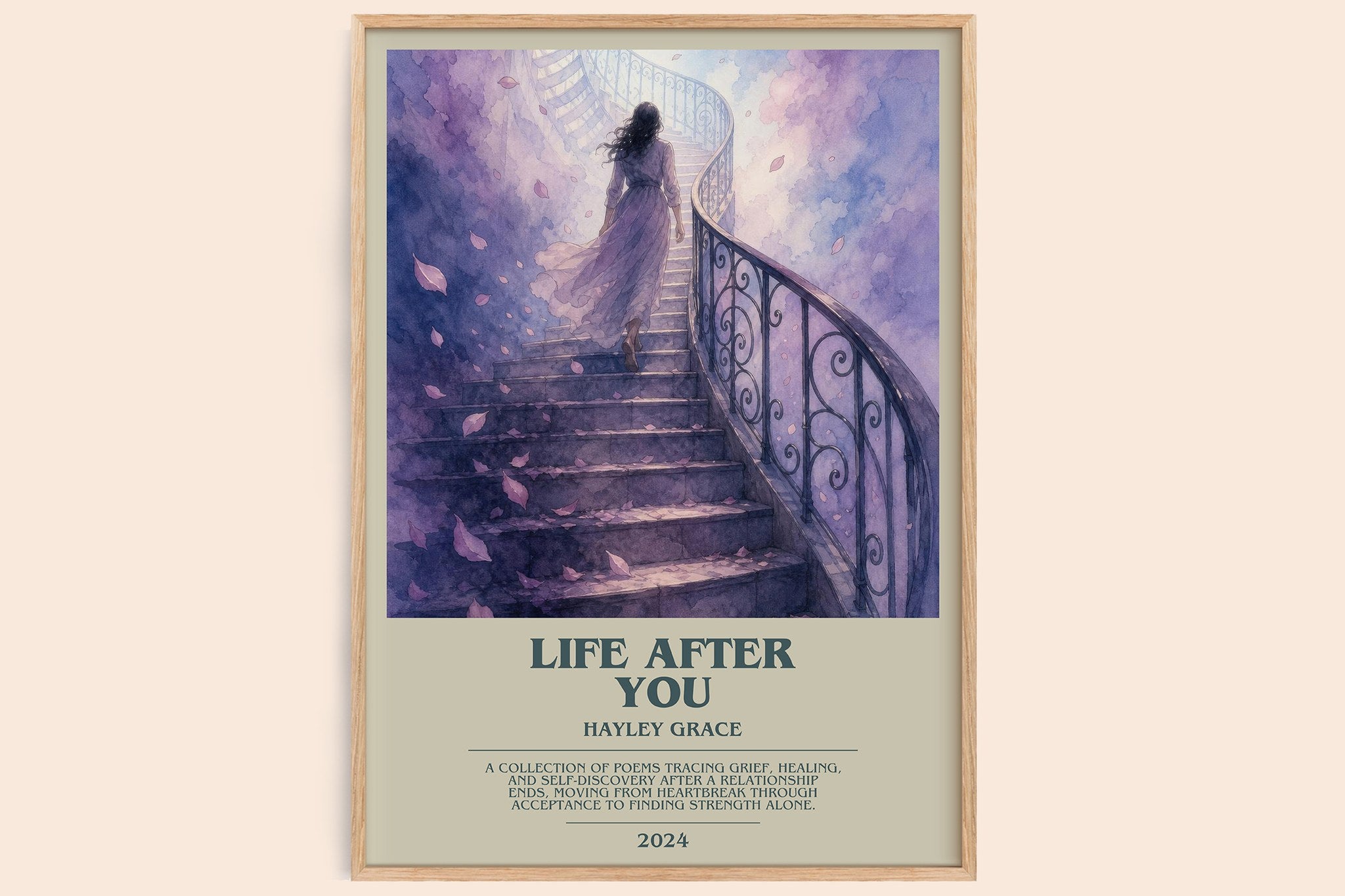 life after you Bookish Wall Art by Hayley Grace