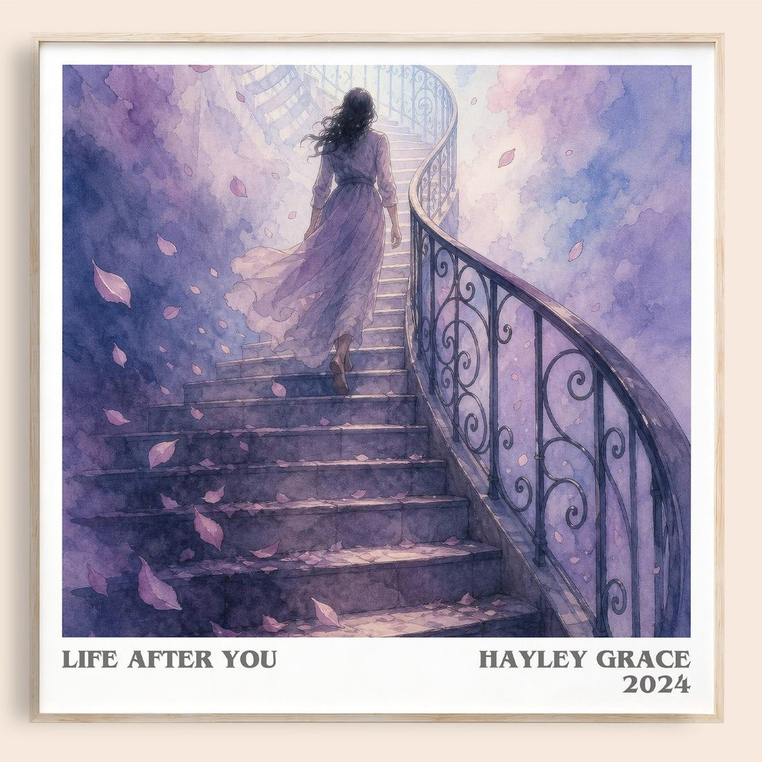 life after you literary book poster by Hayley Grace – framed literary art print