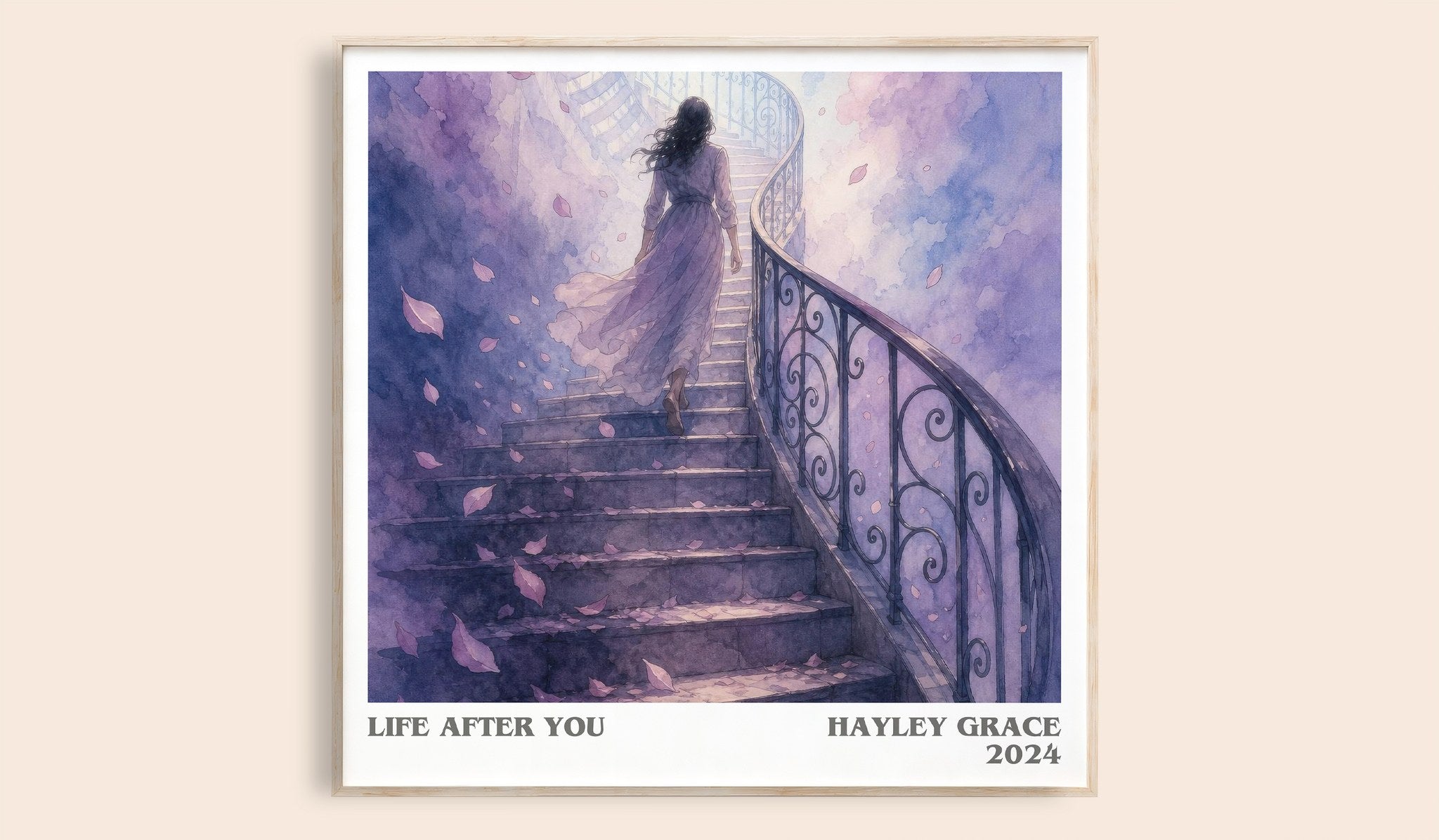 life after you Literary Art Print by Hayley Grace
