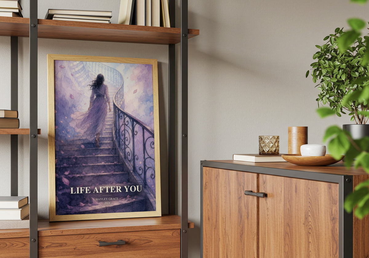 life after you book watercolour illustration paper finish options – matte satin gloss