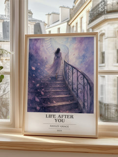 life after you book cover poster colour and style options – Hayley Grace book art