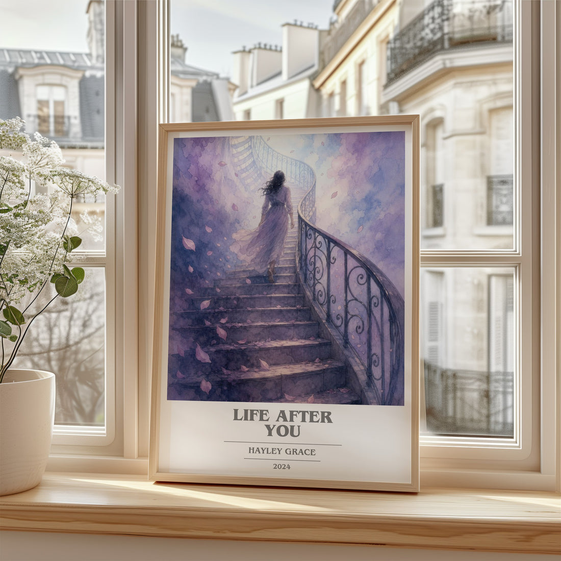 life after you book cover poster colour and style options – Hayley Grace book art