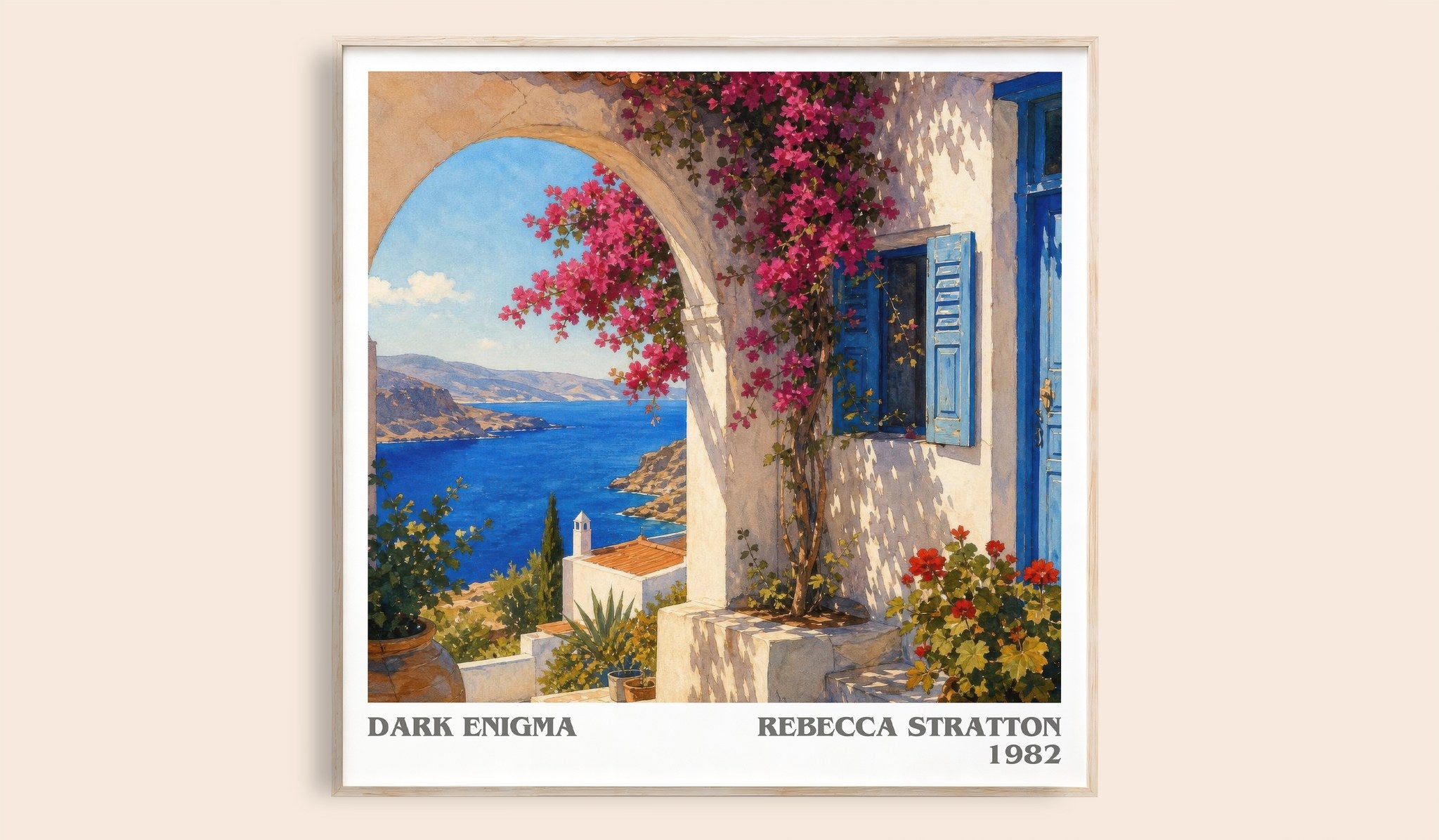 Dark Enigma Literary Art Print by Rebecca Stratton