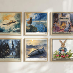 Time and again literary art print colour and style options – Clifford D. Simak book art