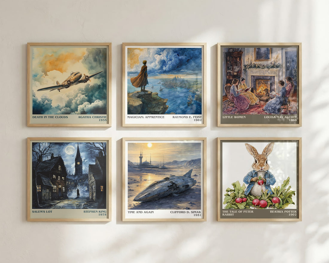 Time and again literary art print colour and style options – Clifford D. Simak book art
