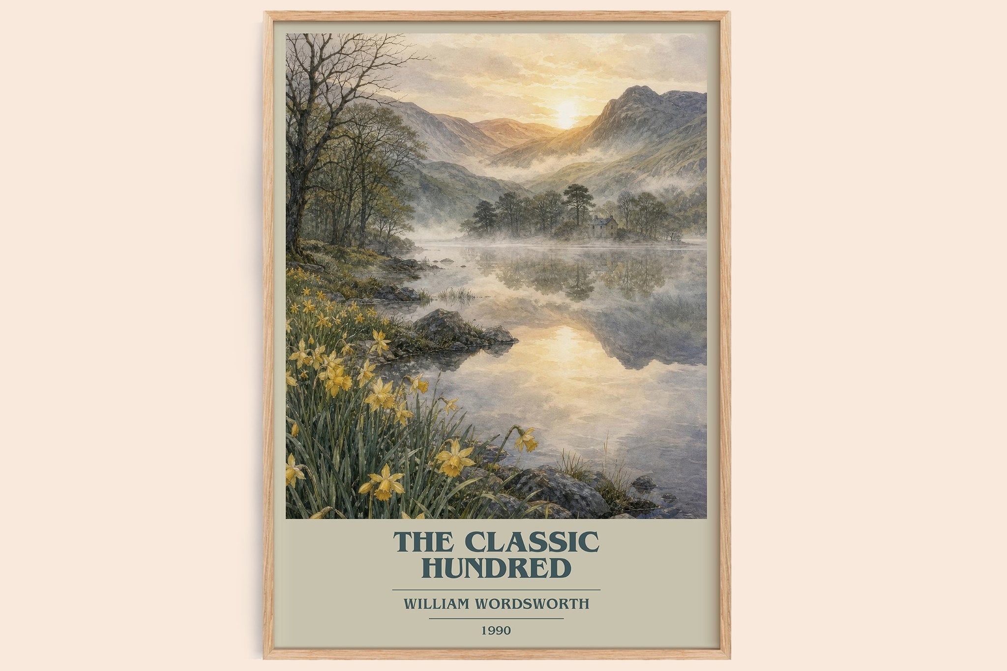 The Classic Hundred Book Cover Poster by William Wordsworth