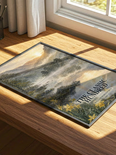 The Classic Hundred watercolour book poster framed on wall – poetry wall art