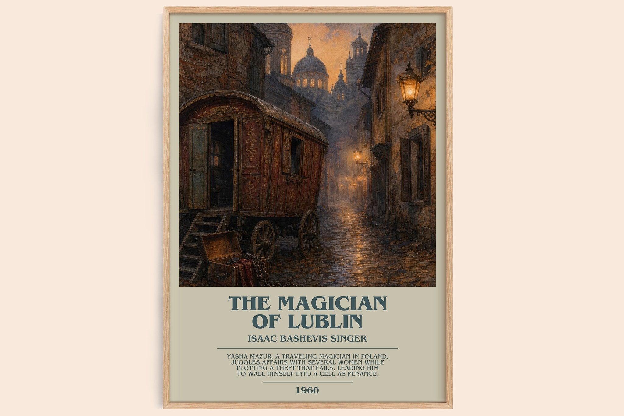 The magician of Lublin Bookish Wall Art by Isaac Bashevis Singer