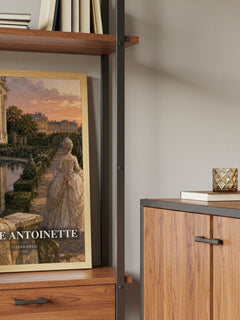 Marie Antoinette book watercolour illustration paper finish options – matte satin gloss