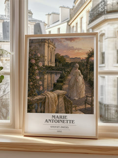 Marie Antoinette book cover poster colour and style options – Stefan Zweig book art