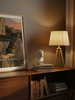 Marie Antoinette watercolour print on bookshelf – Stefan Zweig fan gift