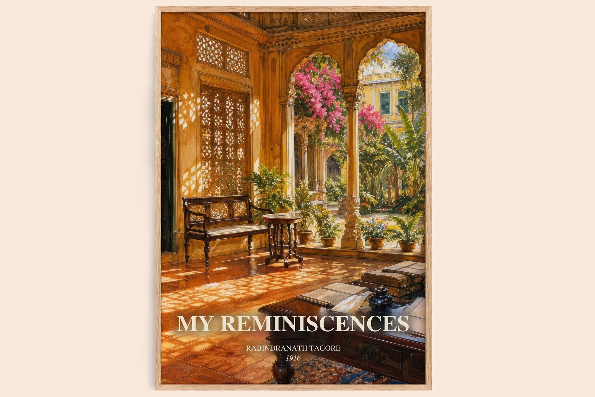 My Reminiscences Book Watercolour Illustration by Rabindranath Tagore
