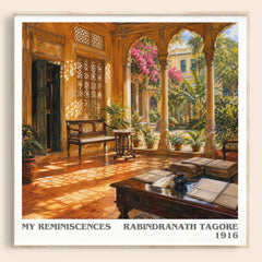 My Reminiscences literary book poster by Rabindranath Tagore – framed literary art print