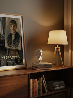 Face in the Portrait (Harlequin Presents, #410) watercolour print on bookshelf – Rosemary Carter fan gift