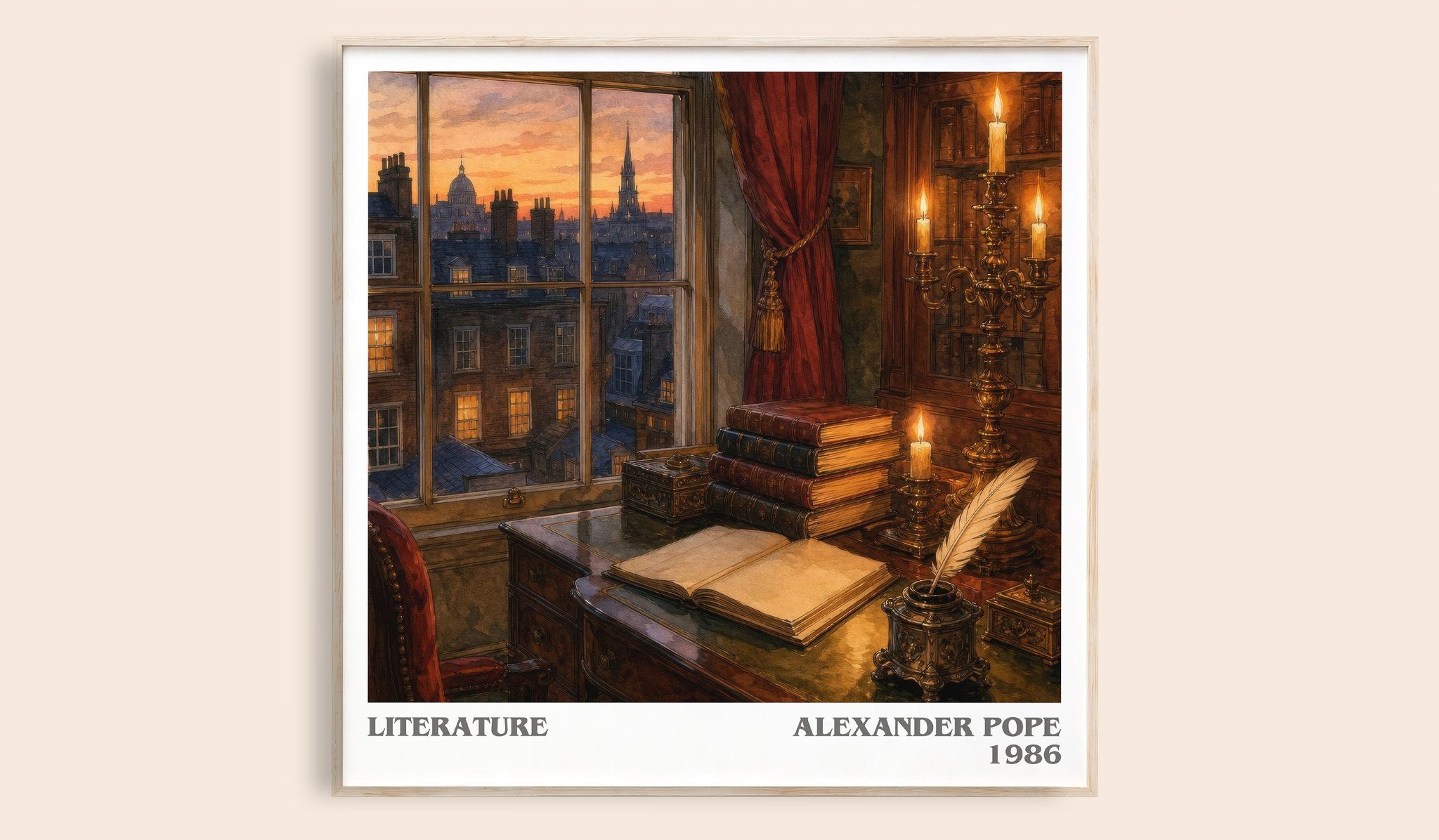Literature Literary Art Print by Alexander Pope