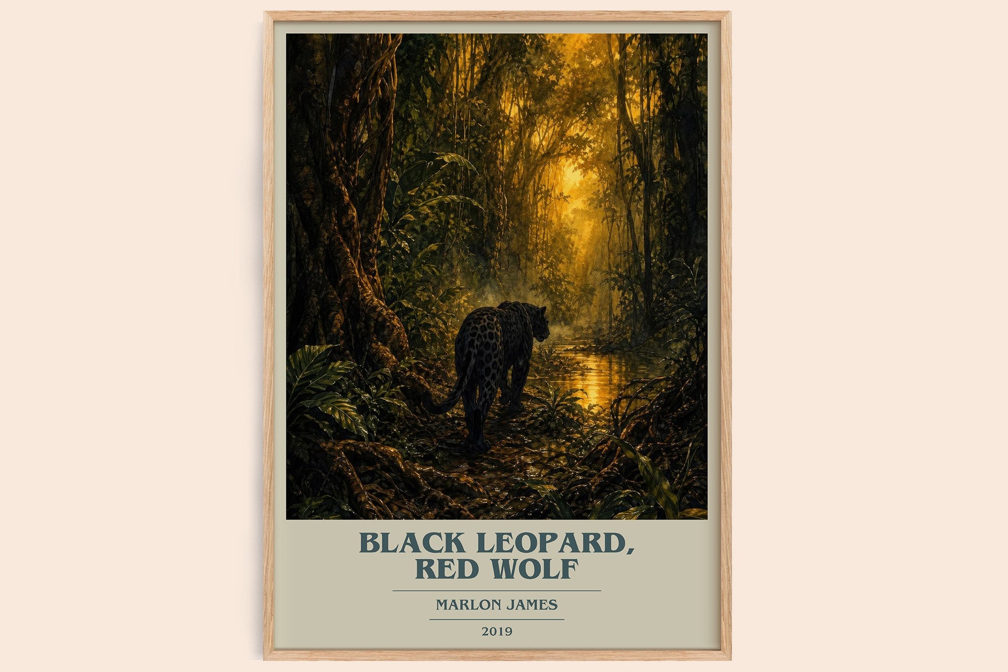 Black Leopard, Red Wolf Book Cover Poster by Marlon James