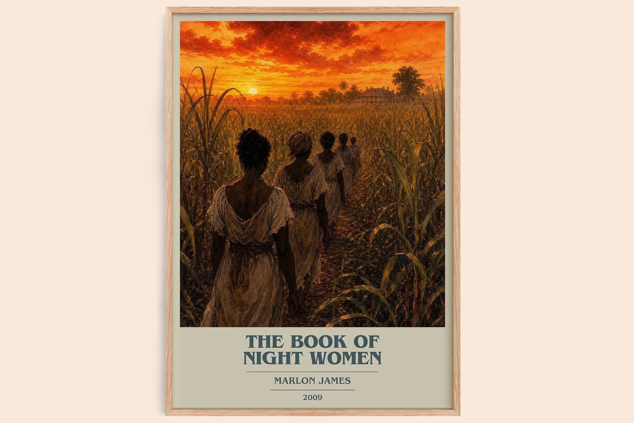 The book of night women Book Cover Poster by Marlon James