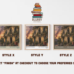 The Sympathizer literary print in frame leaning in hallway – literary fiction wall art