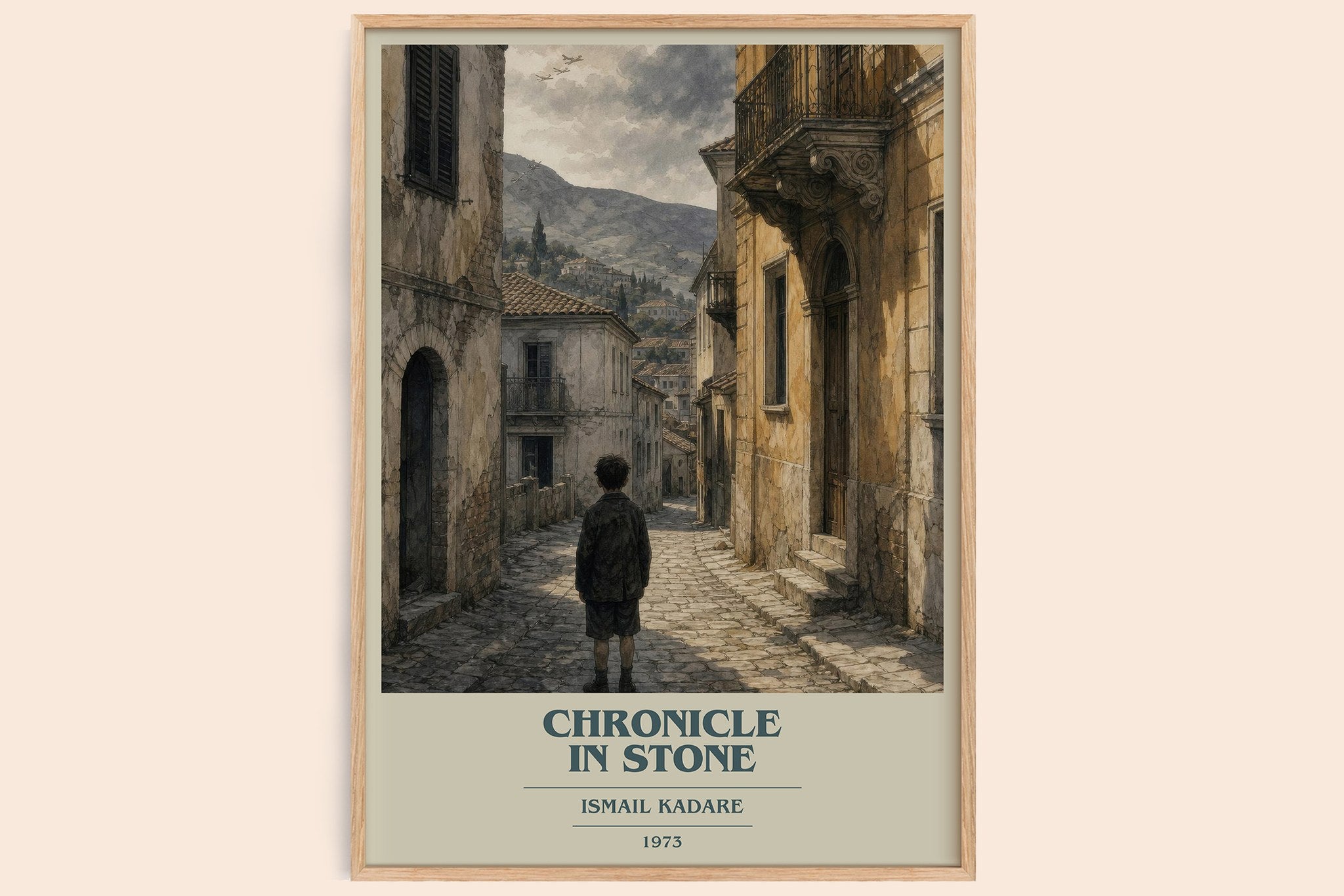 Chronicle in Stone Book Cover Poster by Ismail Kadare