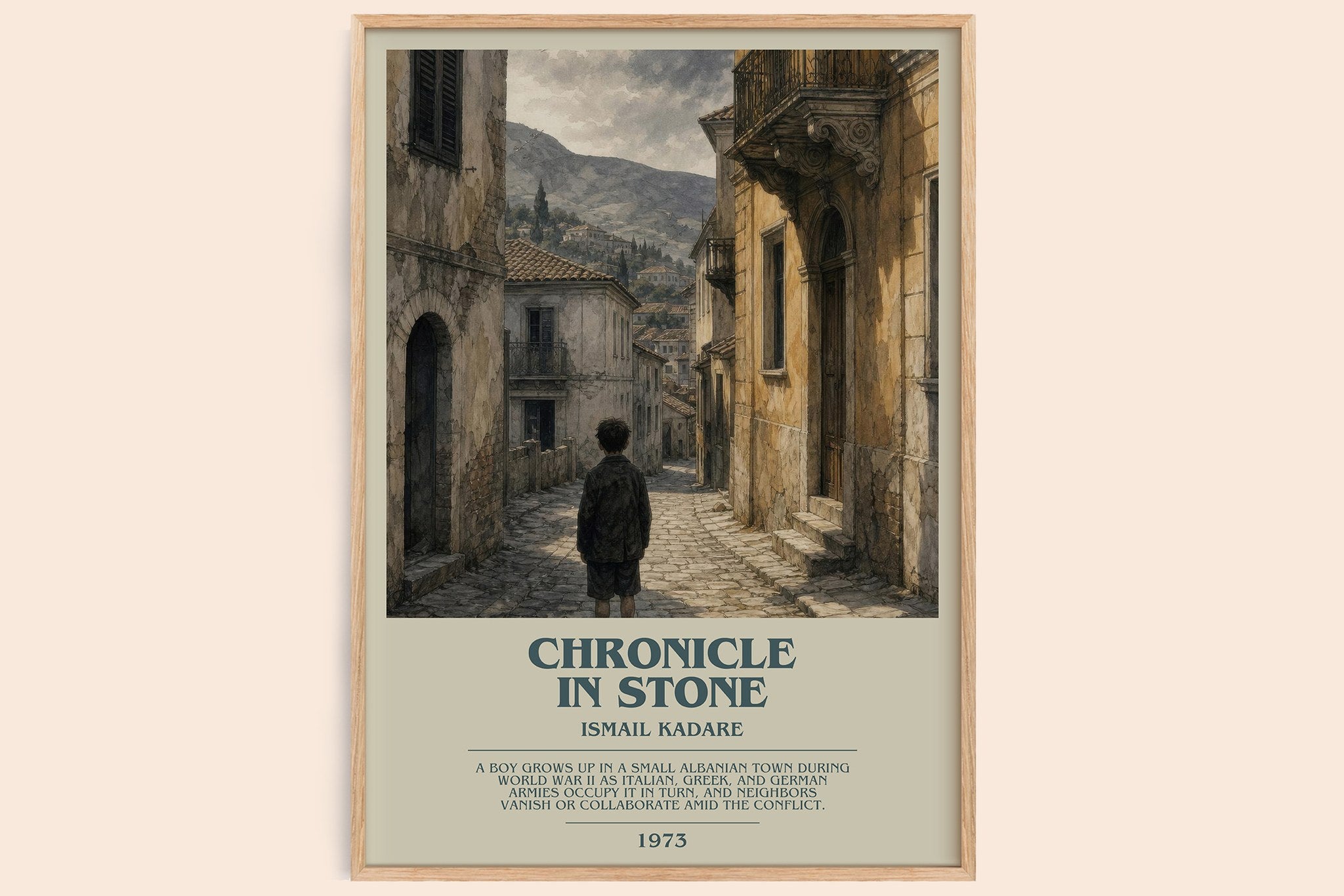 Chronicle in Stone Bookish Wall Art by Ismail Kadare