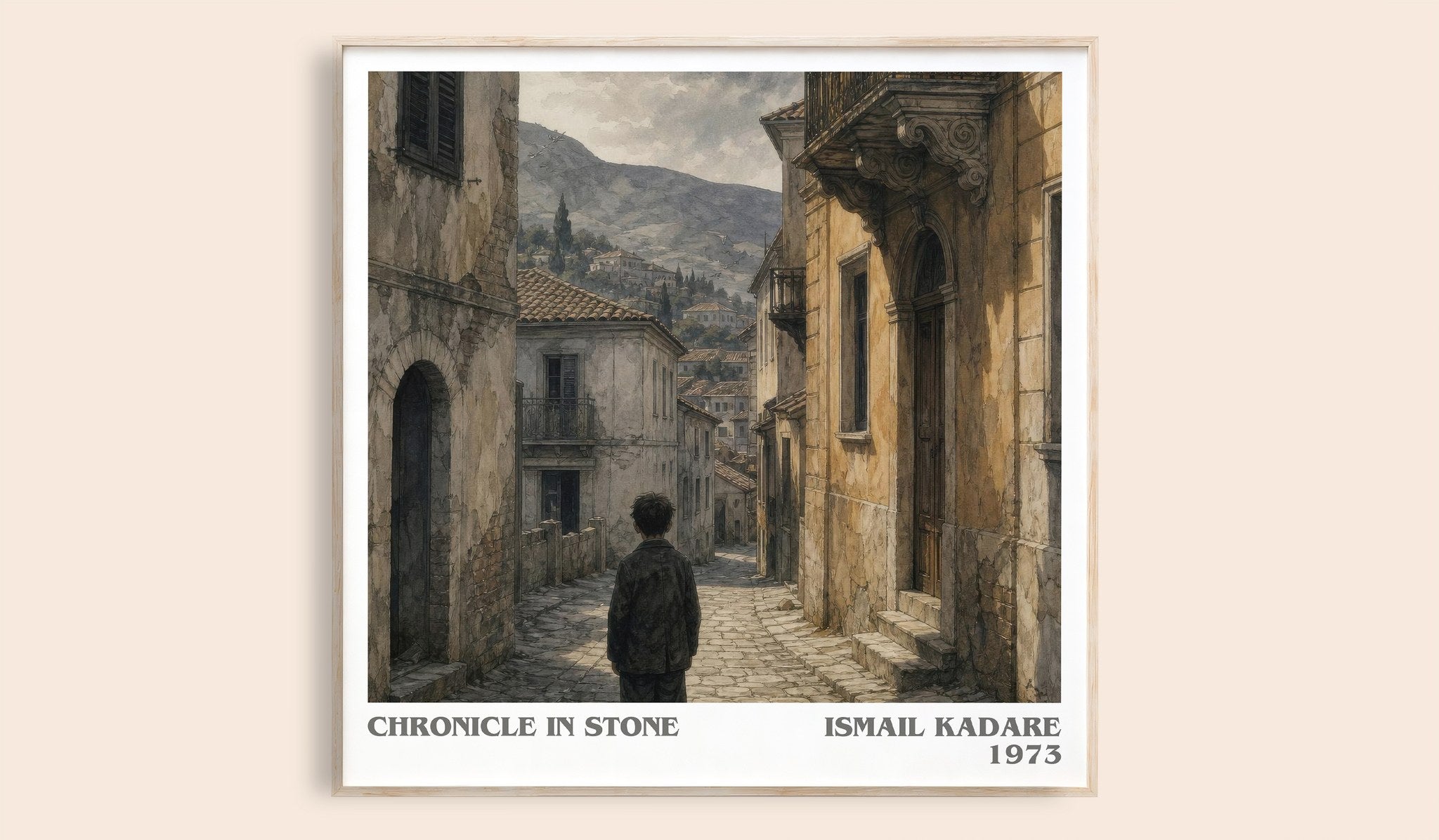 Chronicle in Stone Literary Art Print by Ismail Kadare