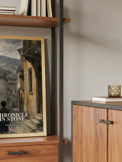 Chronicle in Stone book watercolour illustration paper finish options – matte satin gloss