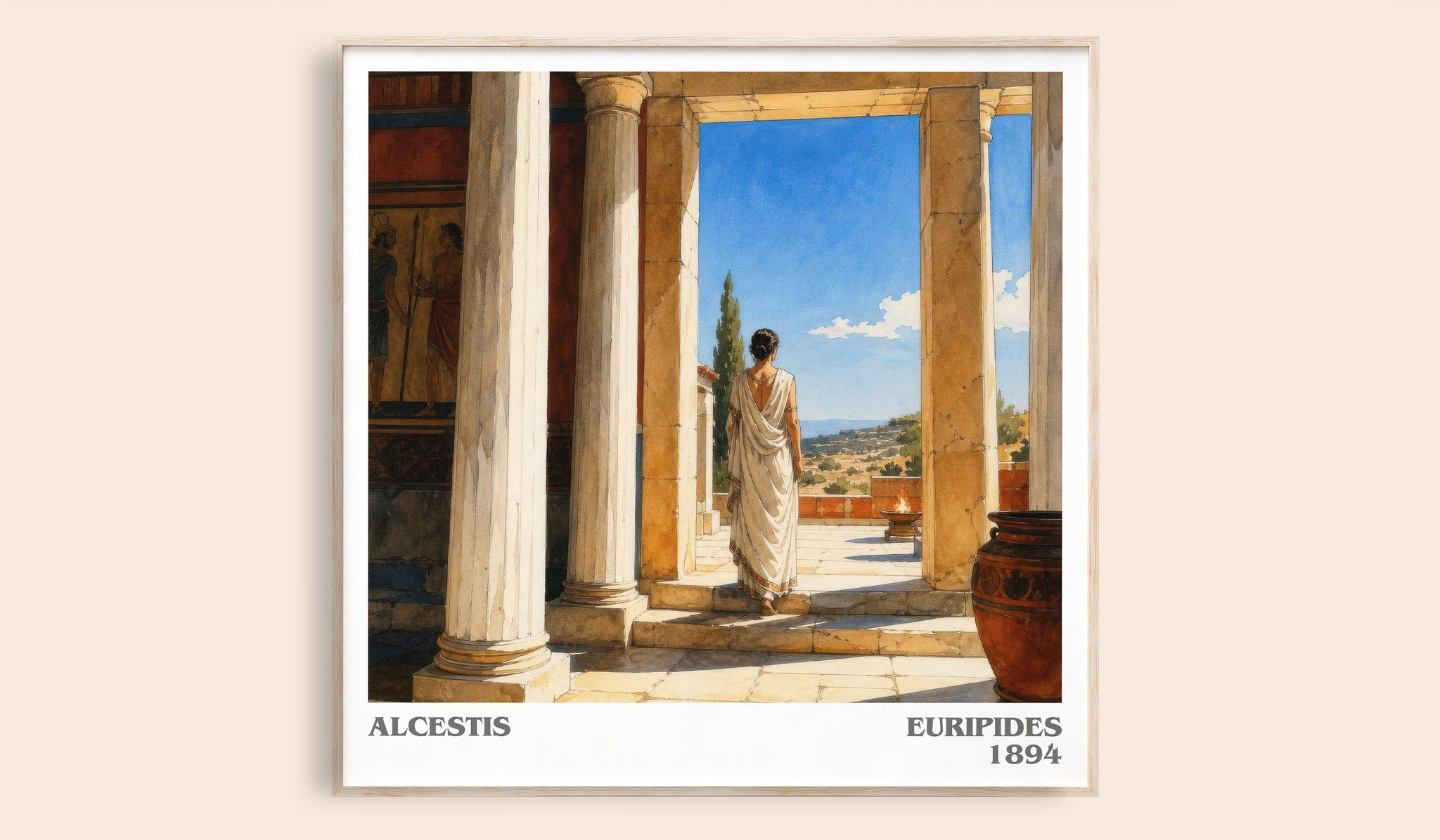 Alcestis Literary Art Print by Euripides
