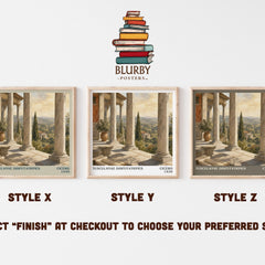 Tusculanae disputationes literary print in frame leaning in hallway – philosophy wall art