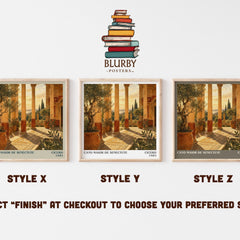Cato maior de senectute literary print in frame leaning in hallway – philosophy wall art