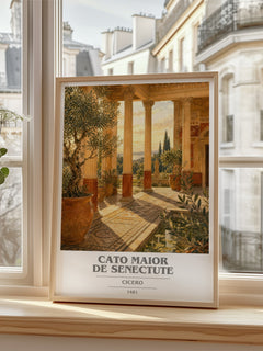 Cato maior de senectute book cover poster colour and style options – Cicero book art