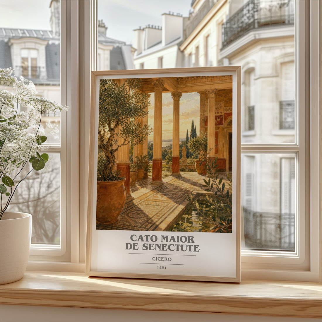 Cato maior de senectute book cover poster colour and style options – Cicero book art